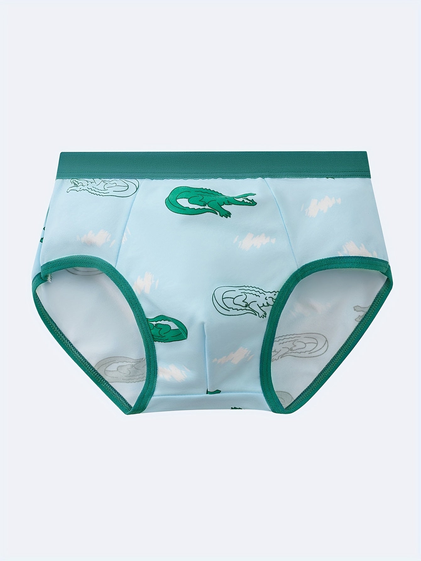 Luna & Lino Kit Cueca Infantil – 8 Peças com Estampas Divertidas de Animais