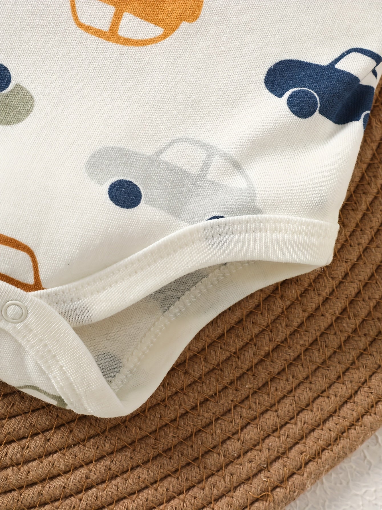 Luna & Lino Primeiro Guarda-Roupa do Bebê – Kit 5 Peças de Bodys em Algodão Macio