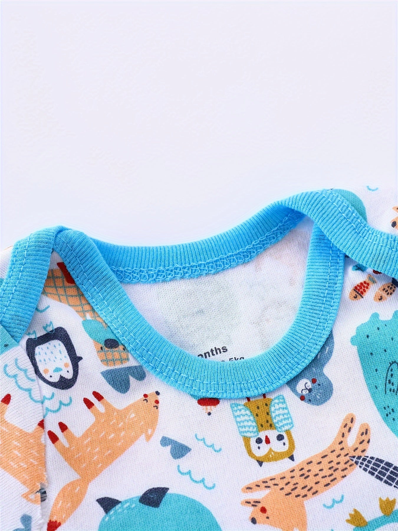 Luna & Lino Conjunto Bebê Lion Cub Adventure – Kit 3 Peças com Estampa de Leão e Animais