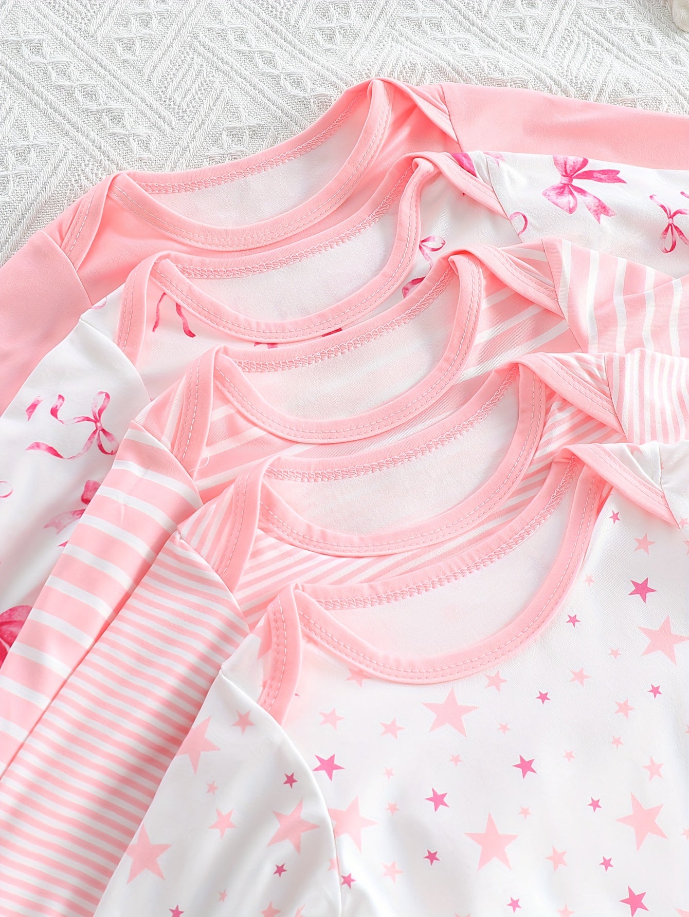 Luna & Lino Kit Body Bebê Starry Dreams – Conjunto 3 Peças com Estampa de Estrelas