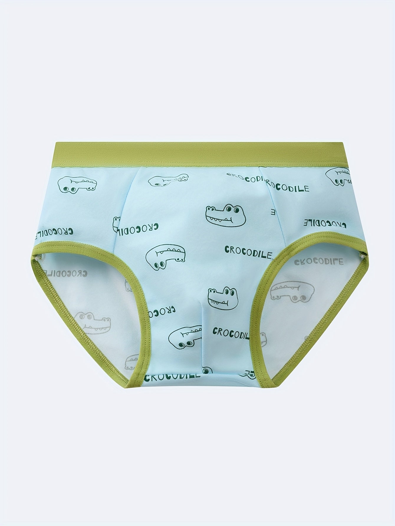 Luna & Lino Kit Cueca Infantil – 8 Peças com Estampas Divertidas de Animais