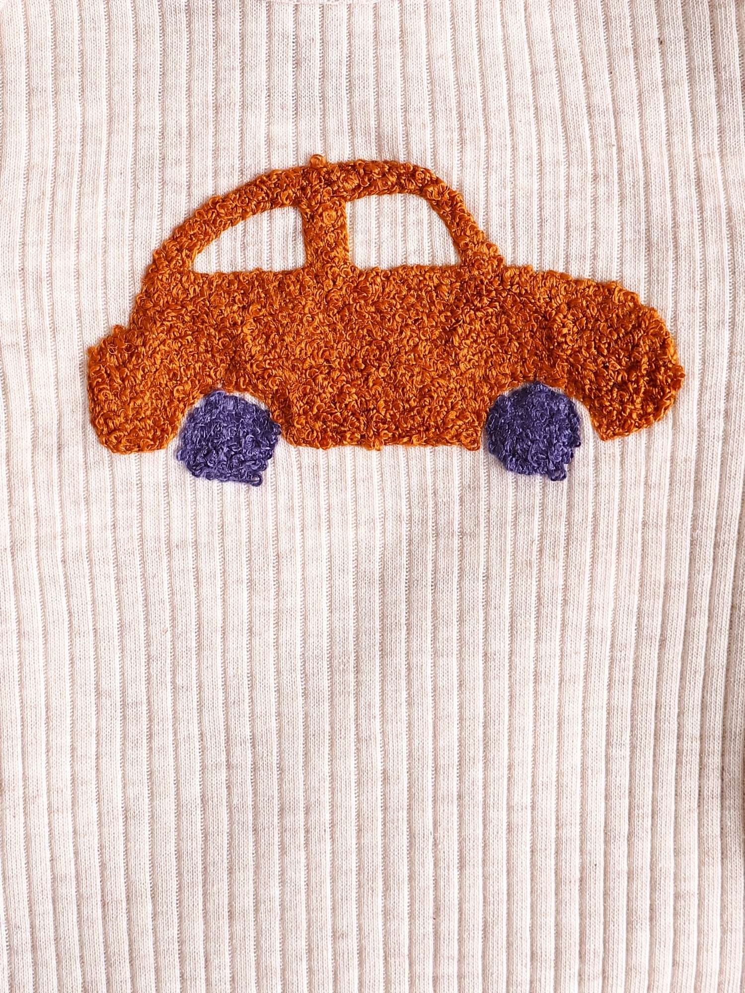 Luna & Lino Kit Body Bebê – 5 Peças de Manga Longa com Estampa de Carrinhos