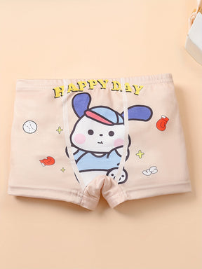 Luna & Lino Kit Cueca Infantil Menino – 4 Peças com Estampas Divertidas