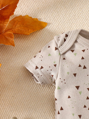 Luna & Lino Kit Body Bebê – 5 Peças em Tecido Macio com Estampas de Animais