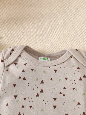 Luna & Lino Kit Body Bebê – 5 Peças em Tecido Macio com Estampas de Animais