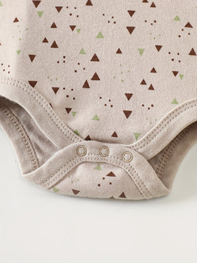 Luna & Lino Kit Body Bebê – 5 Peças em Tecido Macio com Estampas de Animais