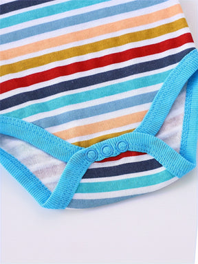 Luna & Lino Conjunto Bebê Lion Cub Adventure – Kit 3 Peças com Estampa de Leão e Animais