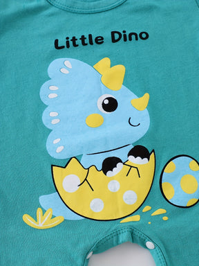 Luna & Lino Kit Body Bebê Summer Fun – 3 Peças de Manga Curta com Estampas de Animais