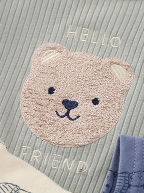 Luna & Lino Primeiro Guarda-Roupa do Bebê – Kit 8 Peças de Bodys Confortáveis e Estilosos