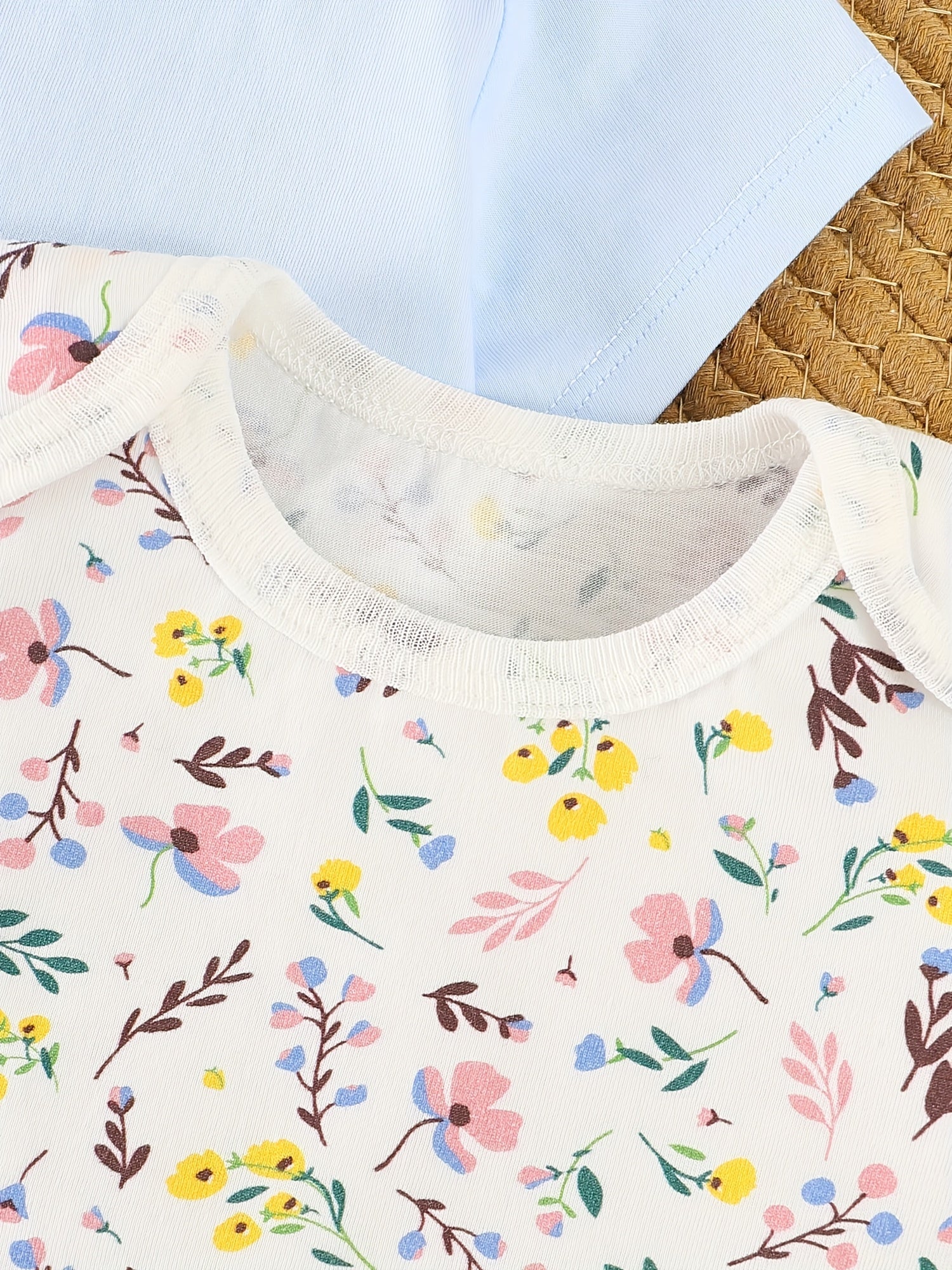 Luna & Lino Kit Body Bebê – 5 Peças de Manga Curta com Estampas Divertidas