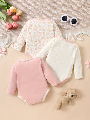 Luna & Lino Conjunto Bebê Sweet Dreams – Kit 3 Peças Confortáveis e Estilosas