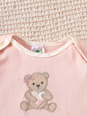 Luna & Lino Conjunto Bebê Sweet Dreams – Kit 3 Peças Confortáveis e Estilosas