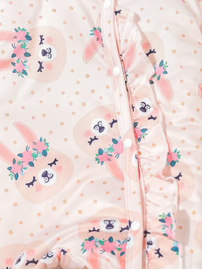 Luna & Lino Conjunto Bebê Menina – Kit 3 Peças com Romper, Macaquinho Floral e Shorts com Babado