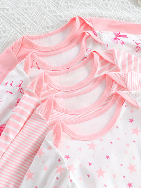 Luna & Lino Kit Body Bebê Starry Dreams – Conjunto 3 Peças com Estampa de Estrelas