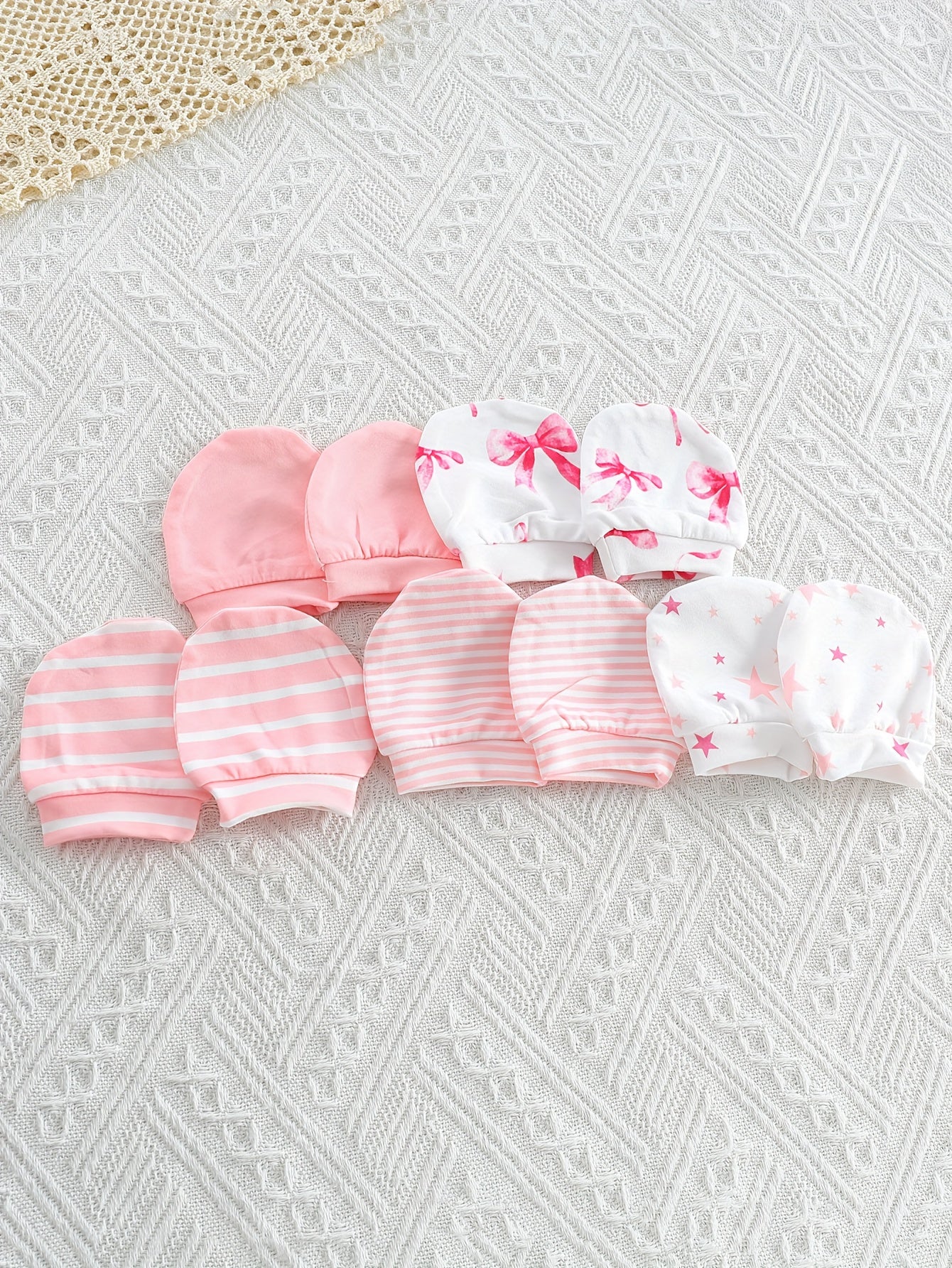 Luna & Lino Kit Body Bebê Starry Dreams – Conjunto 3 Peças com Estampa de Estrelas