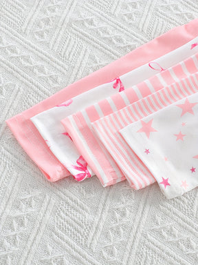 Luna & Lino Kit Body Bebê Starry Dreams – Conjunto 3 Peças com Estampa de Estrelas