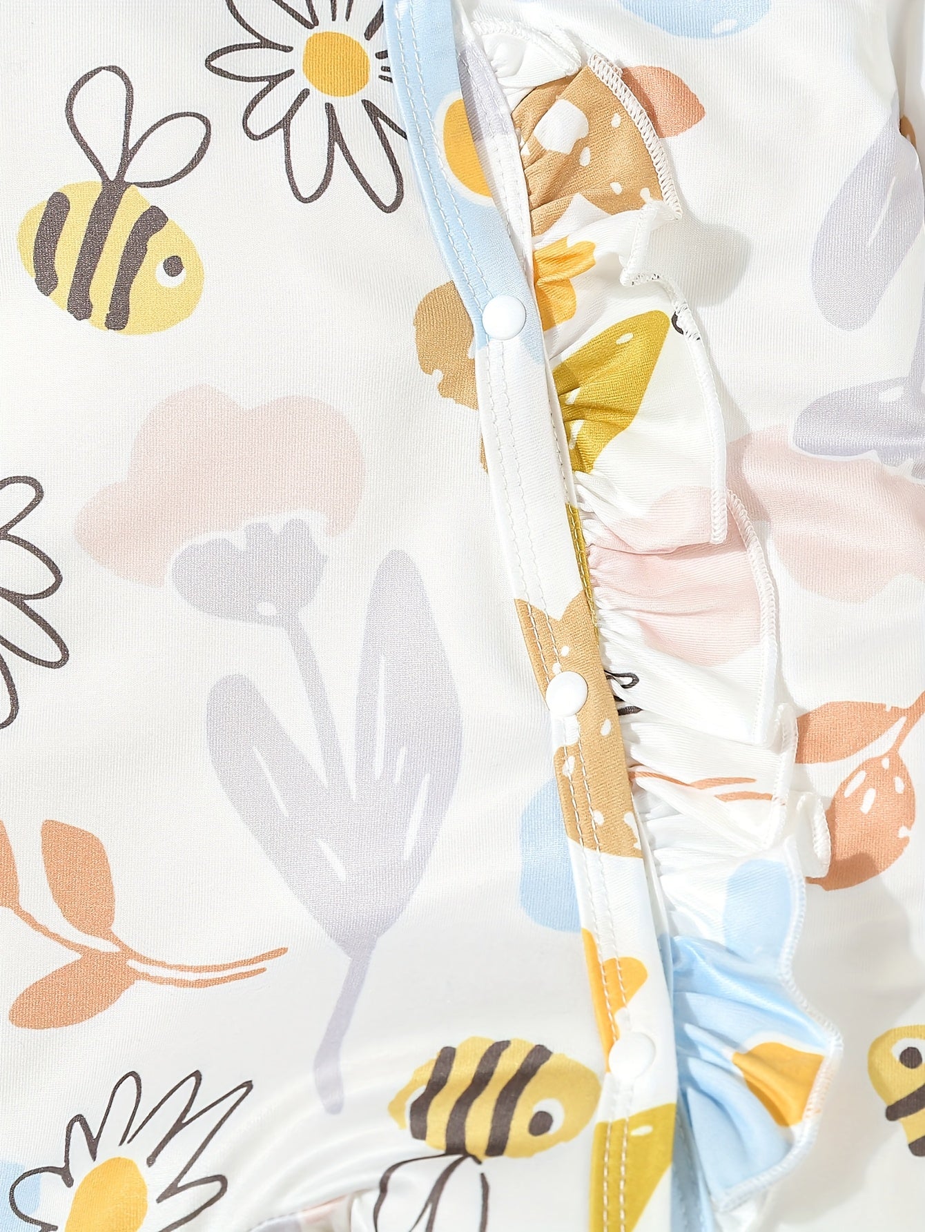 Luna & Lino Kit Romper Bebê – 3 Peças com Estampa de Borboletas e Faixa de Cabelo