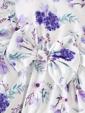 Luna & Lino Conjunto Infantil de Verão – Kit 4 Peças com Listras e Florais