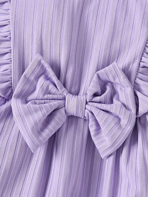 Luna & Lino Conjunto Infantil de Verão – Kit 4 Peças com Listras e Florais